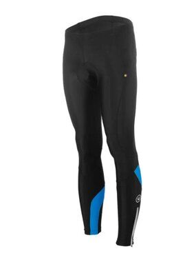CANARI Bike Cycling Padded Tights Black Mens XL Optic Nova Spiral Ankle Zip